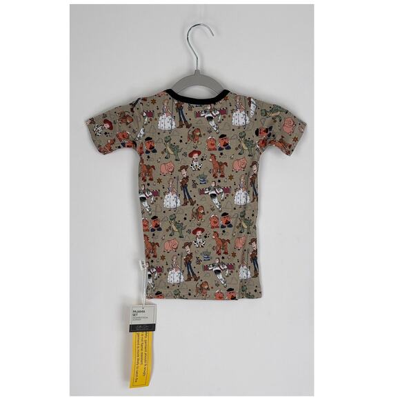 Ellie Sue Toy Story Round Up Gang Bamboo Pajamas Toddler Size 2T New - Picture 3 of 9